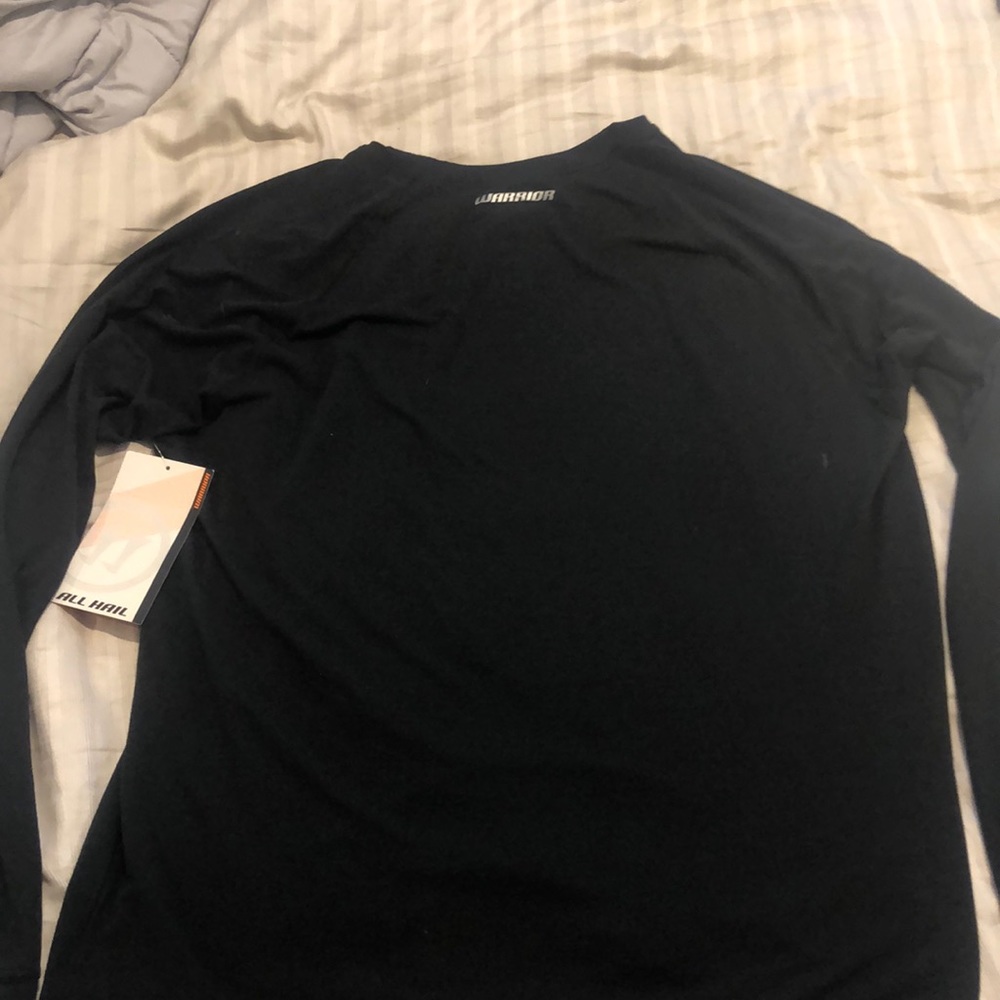 Warrior Hockey Long Sleeve black workout shirt